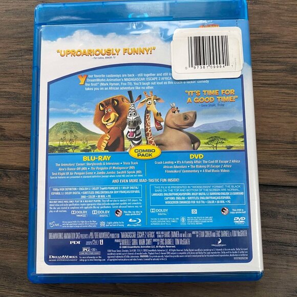 Madagascar 2 Blue-Ray and DVD - Picture 5 of 5